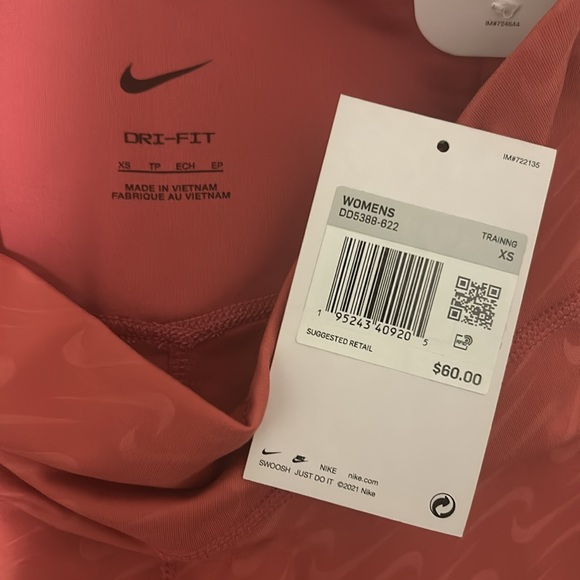 WOMENS XS LEGGINGS NEVER BEEN WORN, NEW WITH TAGS, DD5388-622 - Picture 5 of 5